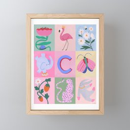 Claire Collage Framed Mini Art Print