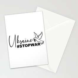 Ukraine #stopwar Stationery Card