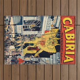 Cabiria vintage poster Outdoor Rug