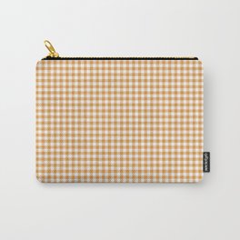 Mustard gingham Carry-All Pouch | Checkered, Yellow, Pop Art, Pattern, Digital, Minimalist, Family, Graphicdesign, Sun, Vichy 
