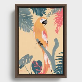 Parrot Framed Canvas