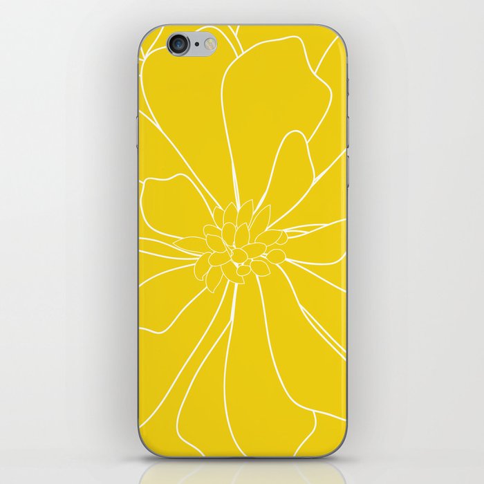 Yellow Flower iPhone Skin