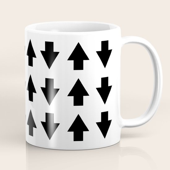 Arrows Black Mug
