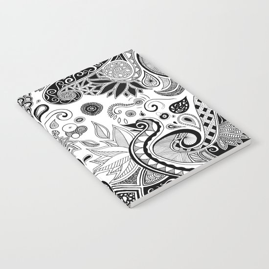 Doodle flowers Notebook