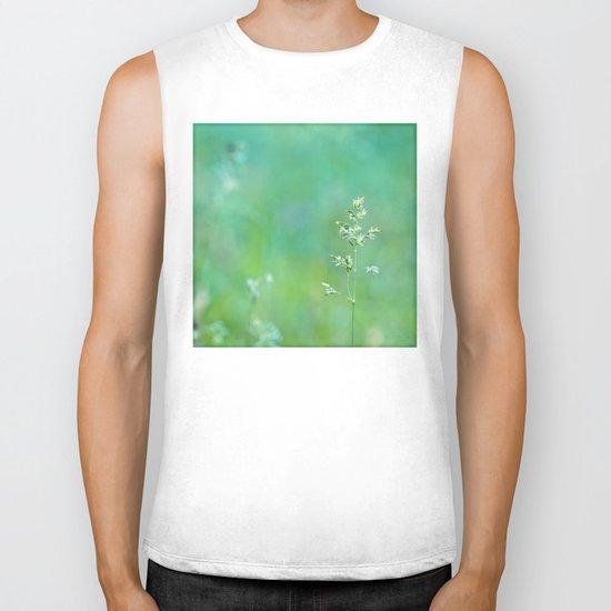 blue grass Biker Tank