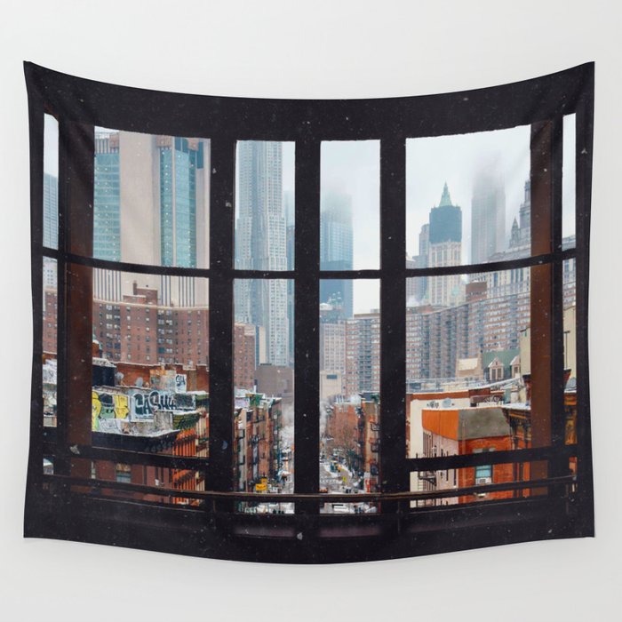 New York City Window Wandbehang New York City Window Wandbehang