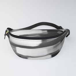 Racing City Lights - Black and White Fanny Pack