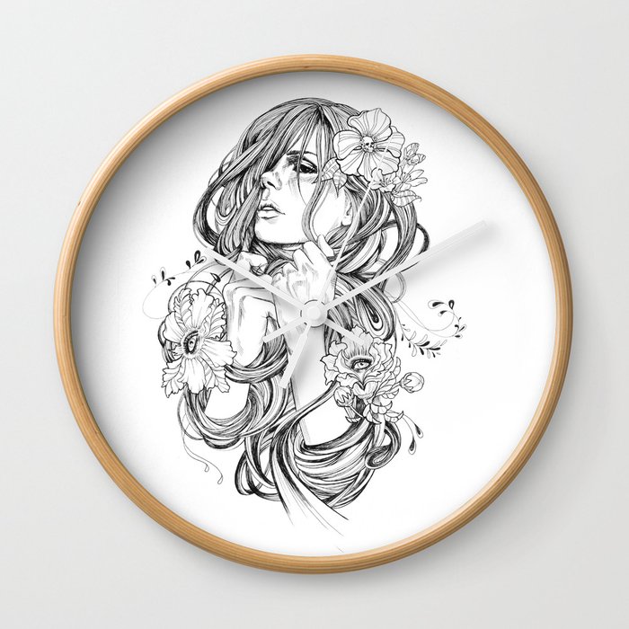 From A Tangled Dream Wall Clock