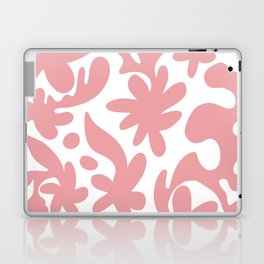 Swirly Pink Flowers Laptop Skin