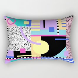 Memphis pattern 119 - 80s / 90s Retro Rectangular Pillow