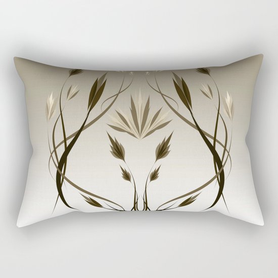 floral emblem 1 Rectangular Pillow