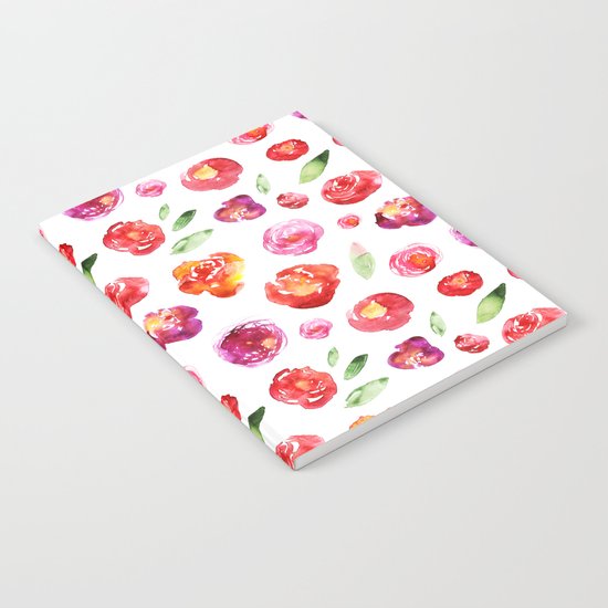 Watercolor flowers #3 Notebook