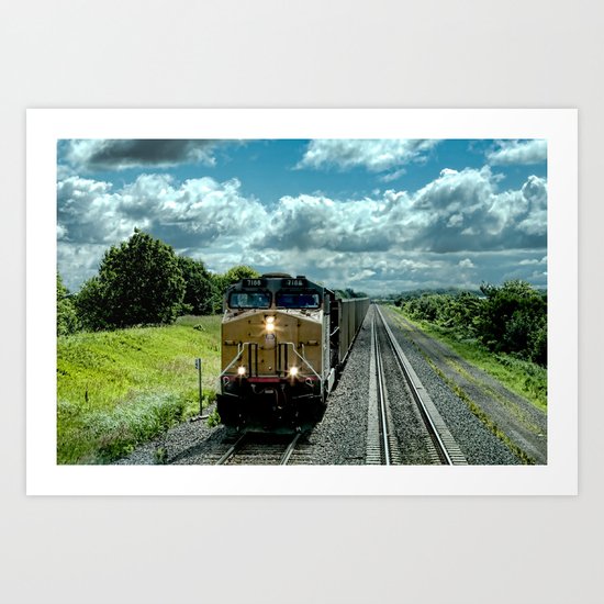 Train Art Print