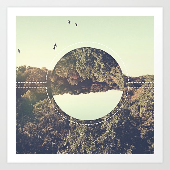 It's all Up_side_ (iPhone Created) Art Print
