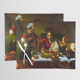 Caravaggio Supper at Emmaus Placemat