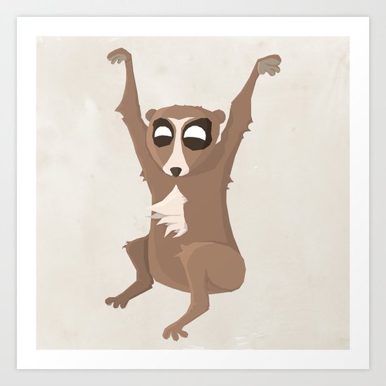 Slow Loris Art Print