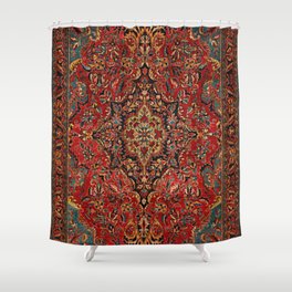 Antique Persian Sarouk Area Rug Shower Curtain