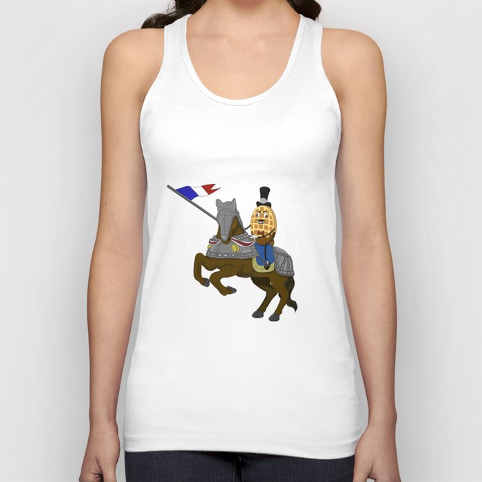 Waffle french knight Tank Top