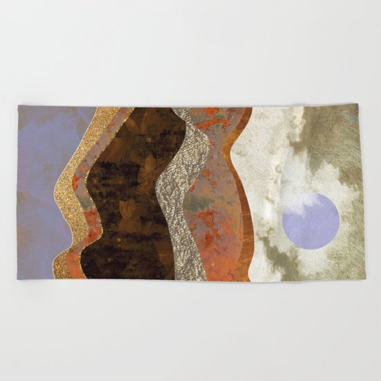 Lavender Hills Beach Towel