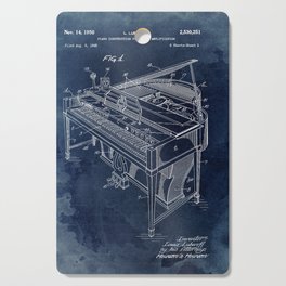 PIANO CONSTRUCTION FOR Sound Patent Year 1945 Cutting Board