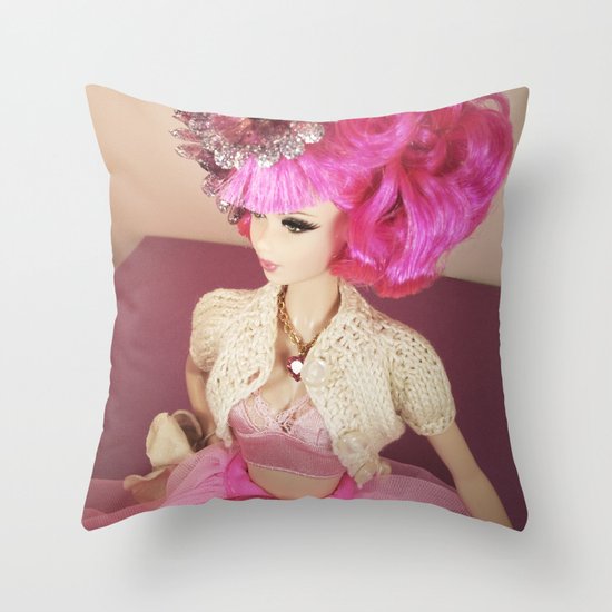 Prim and Proper Throw Pillow