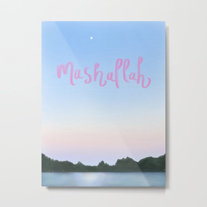 Mashallah (Landscape at twilight) Metal Print