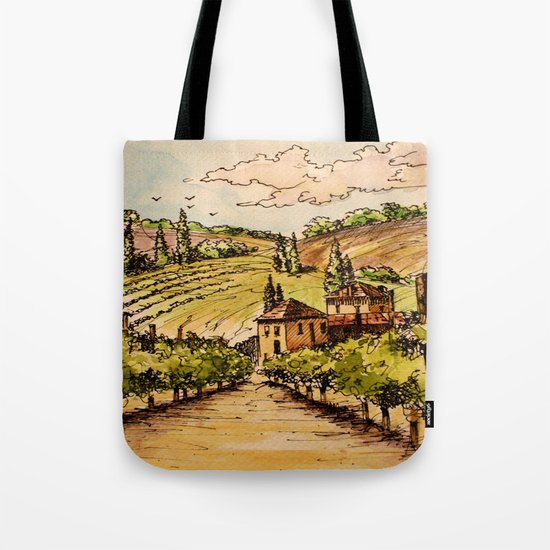 French Countryside Tote Bag