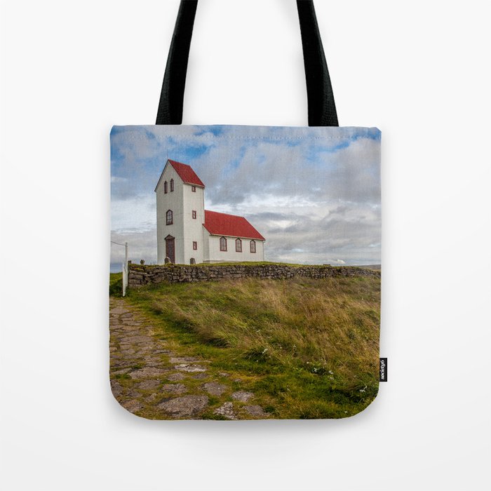 Chapel of Iceland Tote Bag
