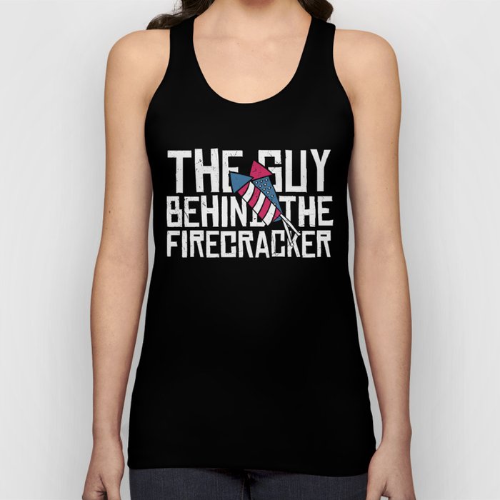 The Guy Behind The Firecracker Tank Top