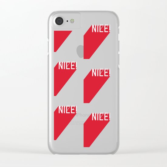 NICE Clear iPhone Case