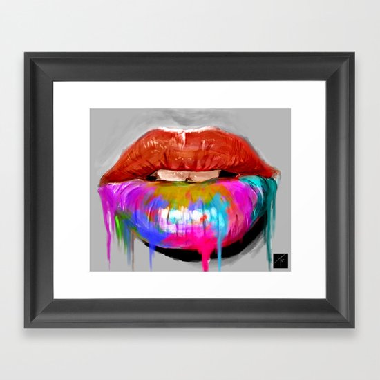 Kiss Framed Art Print