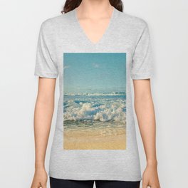 Hookipa Beach Paia Maui Hawaii Ocean Paradise V Neck T Shirt