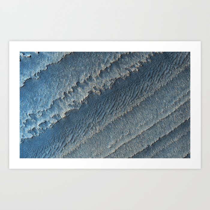 martian-made crater ripples | space 015 Art Print