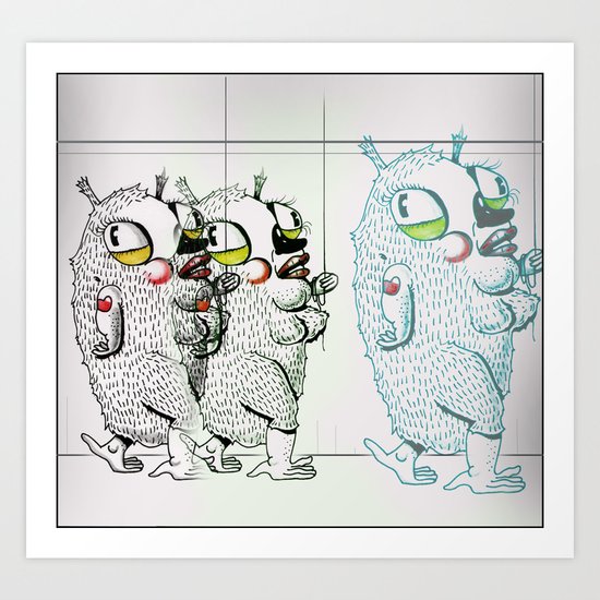 Puffies Art Print