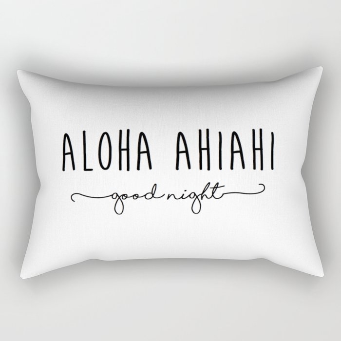 ALOHA AHIAHI Rectangular Pillow