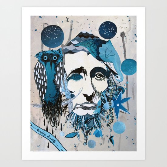 Thoreau Art Print