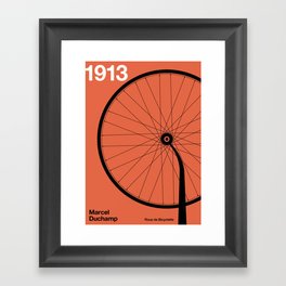1913 - Roue de Bicyclette - Marcel Duchamp Framed Art Print