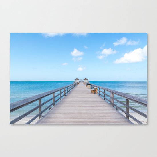 On the Pier Canvas Print