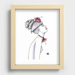 Bun and Fried Eggs Recessed Framed Print
