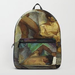 Young Bathers by George Pauli Nude Male Art Backpack