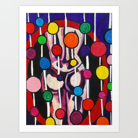 Through the Veil Art Print