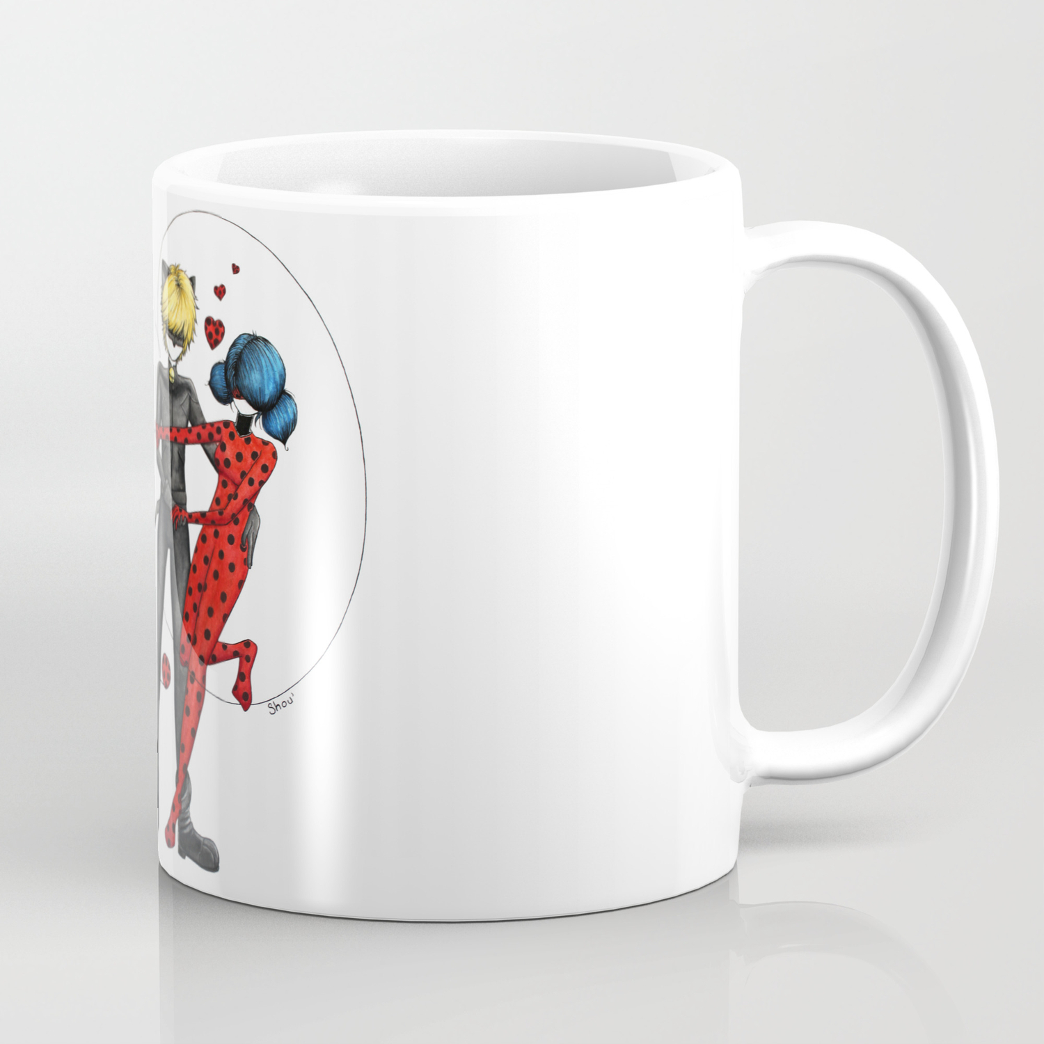 Ladybug And Chat Noir By Studinano Coffee Mug By Studinano Society6 Ladybug And Chat Noir By Studinano Coffee Mug By Studinano Society6