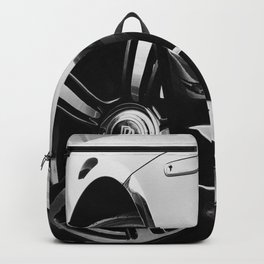Rolls Rims // Black and White Luxury Super Car Photography Real Life Street Shots Backpack