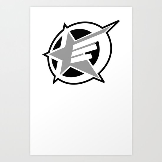 Underground star Art Print
