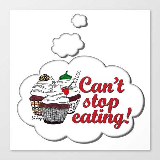 Can't Stop Canvas Print