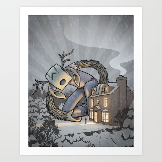 The Visitor Art Print