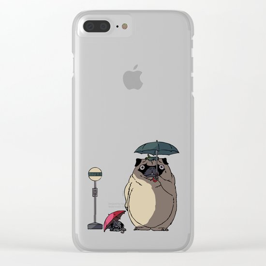 PUGTORO Clear iPhone Case