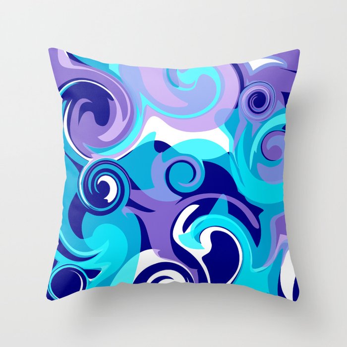 Purple and hotsell turquoise throw pillows