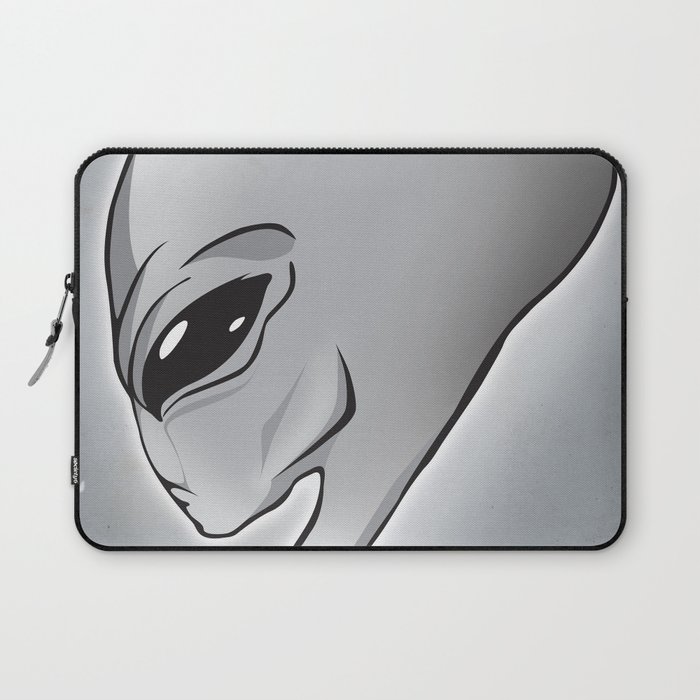 Halloween Theme [The Grey Alien] Laptop Sleeve