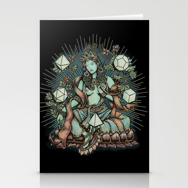 Sacred Geometry Mother - muted colors Stationery Cards